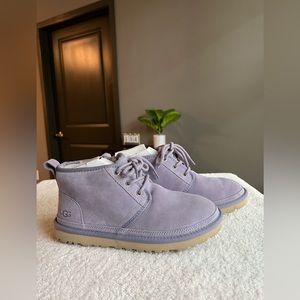 UGG Women's Lace Up Boots in Lavender and Tan